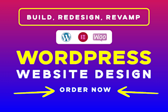 create, build, revamp, clean modern responsive wordpress website design