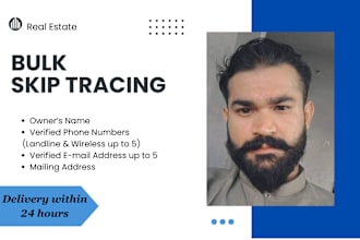 offer accurate real estate skip tracing, llc skip tracing in 24 hours