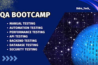 teach manual and automation QA bootcamp