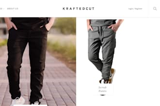 design lucrative cargo pants shopify store fashion store fitness dropshipping