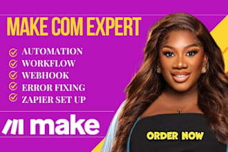 set up make com automation, made com, make com scenario, make com automation