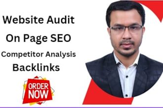 do a competitor analysis and website audit for joomla
