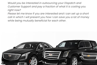 be your dispatcher for taxi and limousine operations