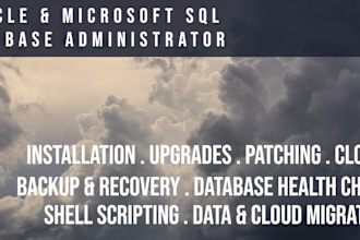 be your oracle and microsoft sql dba consultant