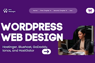 use hostinger, bluehost , ionos, godaddy for wordpress website