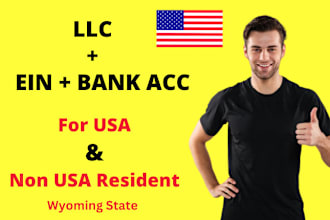 register llc in wyoming and get ein for non US resident
