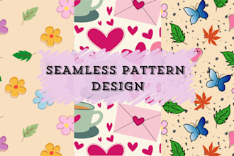 create seamless repeat patterns for textile prints, home decor, and wallpaper