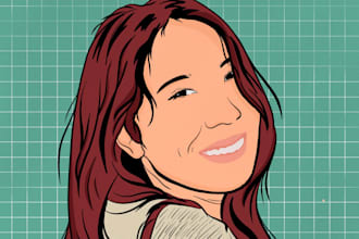 create face illustration in procreate