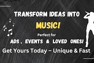 create ai songs with custom lyrics in any genre, for any occasion, business
