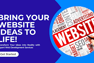 design, develop, redesign and deploy websites for you