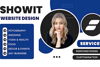 design or customize your showit website for any business niche with blog and SEO