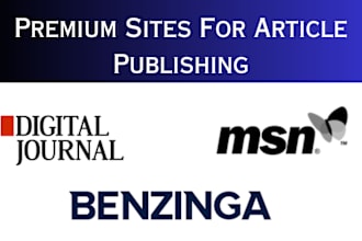 publish articles, PR and guest posts on digital journal