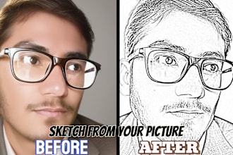 draw pencil sketch,sketch from photo,sketch and more