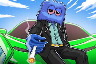 do design and animation for memes, nft, and crypto projects