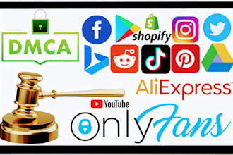 send dmca takedown notice and remove defaming article posts private content