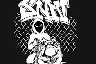 create artwork and logo hardcore, metal, punk