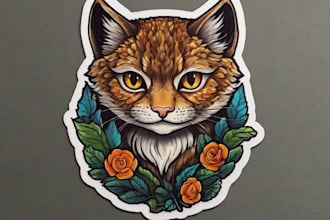 create custom sticker designs for you