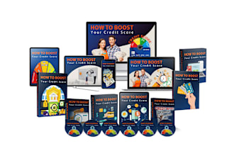 design course cover, ecover bundle and digital product mockup