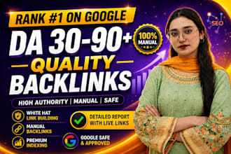 build high authority manual SEO backlinks for google rankings