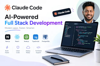 build your web app using claude code, ai and modern full stack development