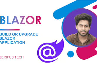 develop or fix asp net blazor application