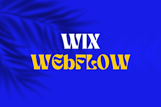 design redesign wix studio website, wix website or webflow website design