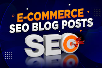 write ecommerce seo blog posts to boost website ranking