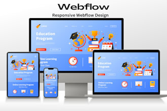 develop webflow website design and convert figma to webflow