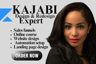kajabi website design, kajabi online course, kajabi sales funnel, landing page