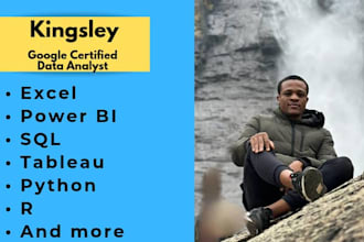 be your excel, powerbi, sql, tableau, python  and r studio expert