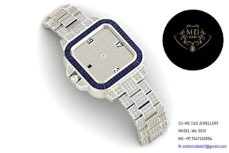 diamond watch  3d printable