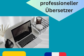 manually translate french to german and german to french