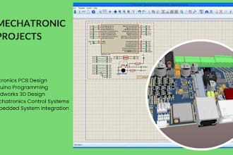 do mechatronics ,design pcb, 3d models, arduino related projects