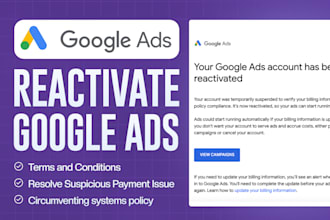 reactivate your google ads account fix policy violation