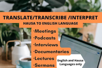 translate hausa to english language and vice versa
