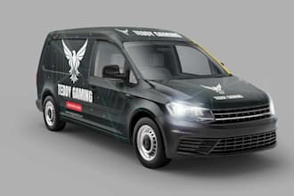 creatively design wrap for your car, truck and buses etc