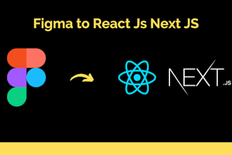 convert figma, PSD, or xd to responsive and interactive UI