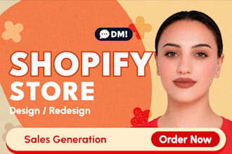 design, redesign shopify store, shopify dropshipping store, shopify website