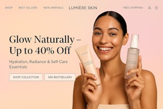 design shopify store, redesign shopify dropshipping store, build shopify website