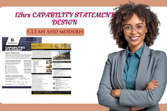 create your federal government capability statement within 24 hours