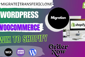migrate to shopify, wordpress to shopify, woocommere, wix to shopify