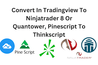 convert in tradingview to ninjatrader 8 or quantower, pinescript to thinkscript