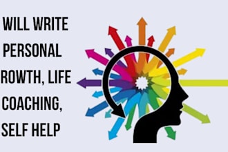 write personal growth, life coaching, self help