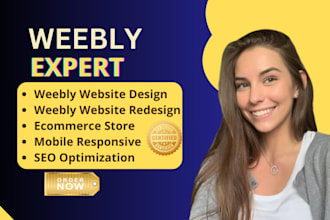 design weebly website design or redesign weebly website