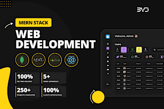 do nextjs reactjs nodejs mern stack web app development