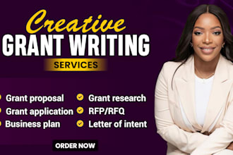 do your grant writing, grant research, grant proposal and grant application