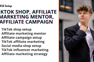 setup tiktok shop affiliate marketing mentor, affiliate campaign