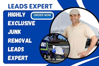 junk removal leads junk removal website junk removal landing page cleaning leads