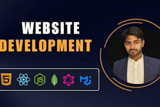 design and develop your full stack, mern stack web application
