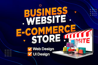 build a premium wp business website or ecommerce store